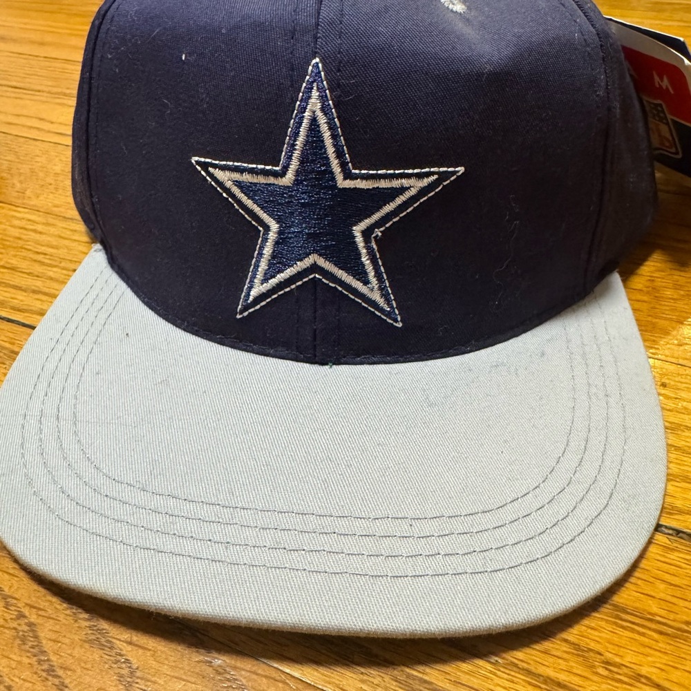 Vintage Nike Cowboys Black and Gray Youth Cap